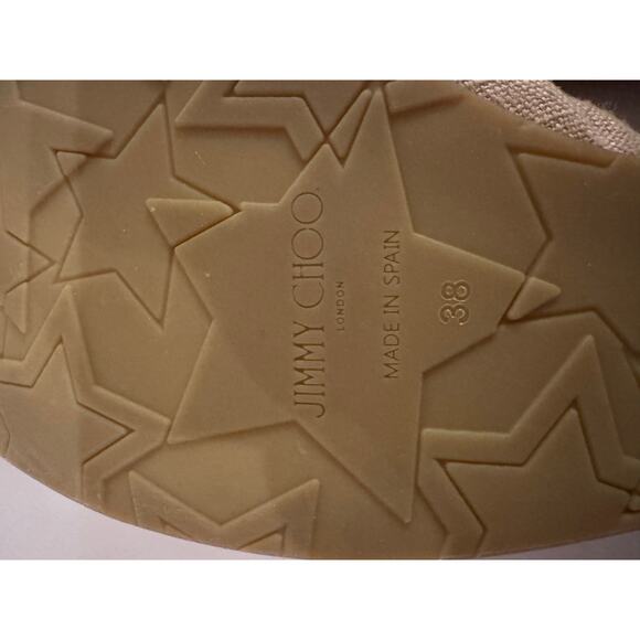 Jimmy Choo Avenue Ballet Pink Wedge Sandal - Size 8 - Picture 11 of 11